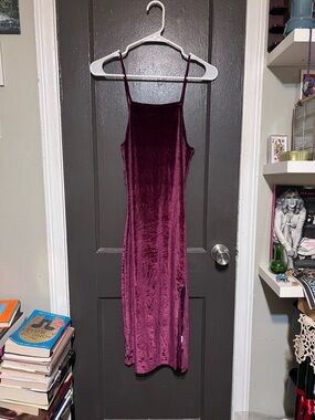 Maroon Popular Basics Dress